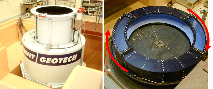 ドラム型遠心力載荷模型実験装置